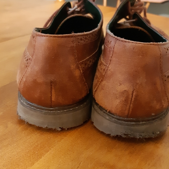 Leather Wingtip Oxfords - Picture 4 of 5